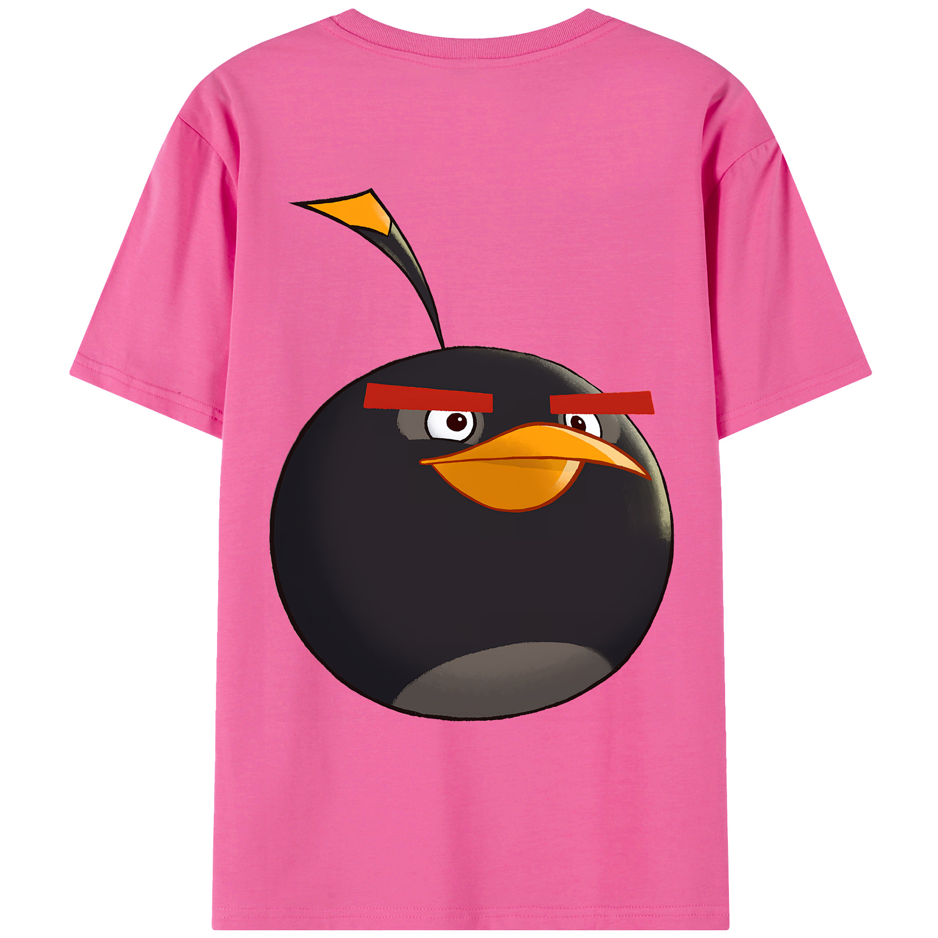 （画像用） Angry Birds アングリーバード レディース半袖Tシャツ(バックプリント)